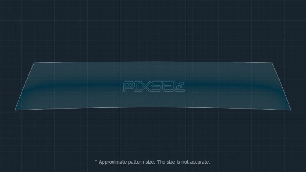 Захисне гібридне скло на приладову панель 27.9" 9H PEUGEOT 3008 2024 -
