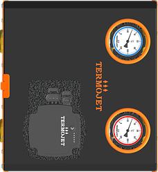 НГ-67.200 Бойлер Насосна група без змішувача 1″ ВР в теплоізоляції без насоса (Termojet)