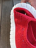 Мокасини сліпони жіночі текстильні сітка, фото 3