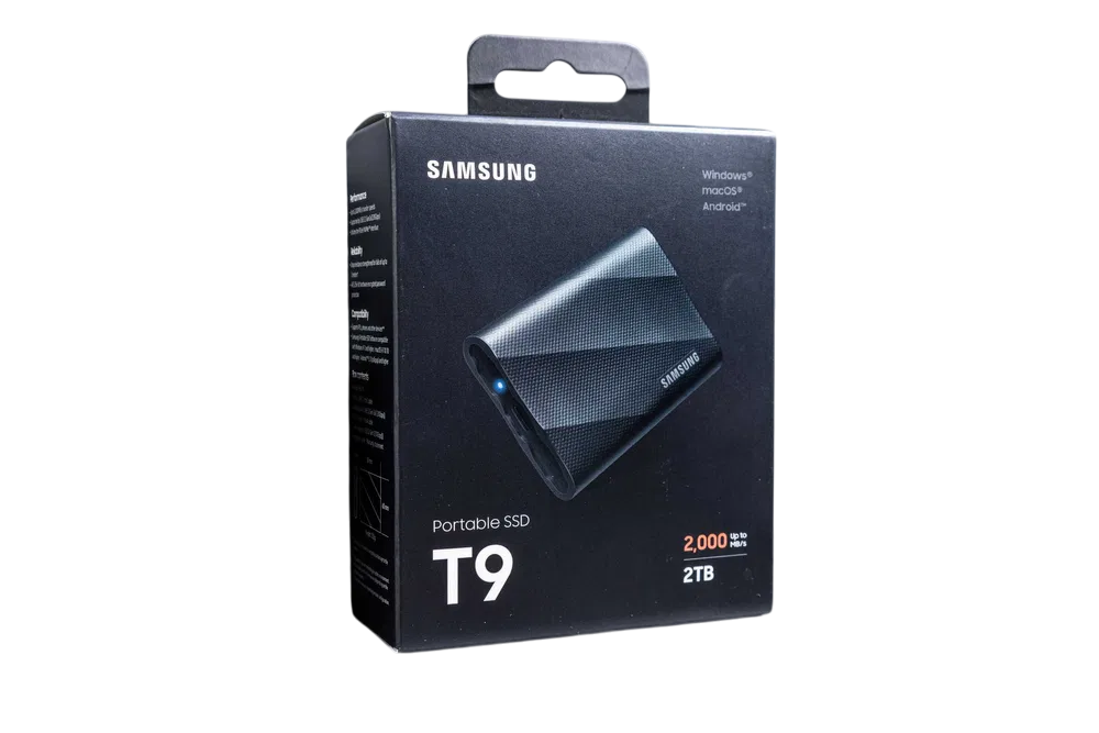 Samsung T9 2TB Portable SSD (MU-PG2T0B) SSD-накопичувач, фото 1