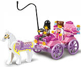 Конструктор SLUBAN "Рожева мрія" Карета принцеси M38-B0239, фото 2