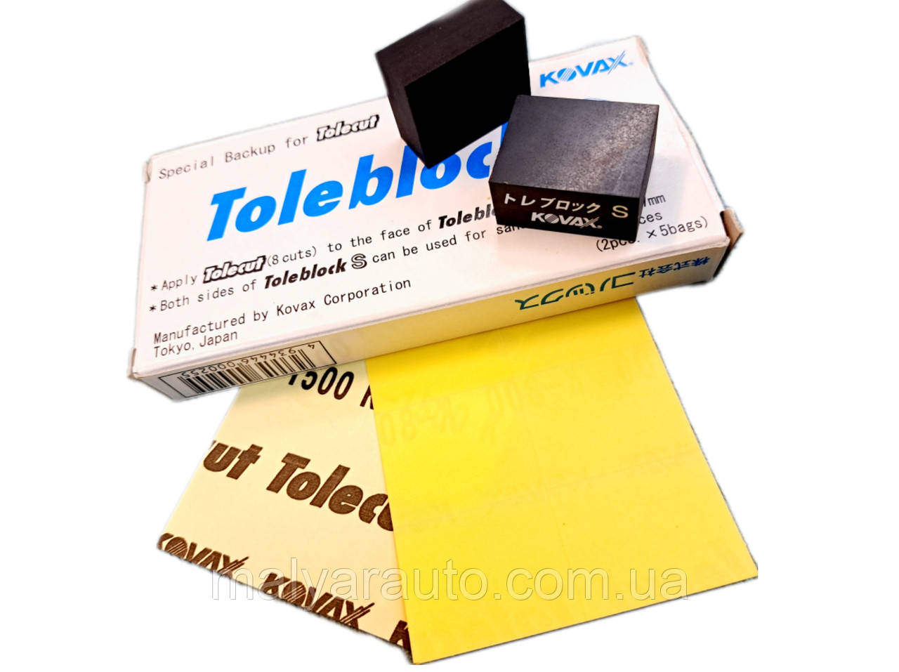 Шліфувальний блок 32×26мм. Toleblock KOVAX