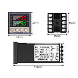SSR REX-C100FK02-8*AN (токовий вихід 0-20ма) CKC Контролер температури терморегулятор універсальний вхід, фото 3