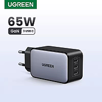 Зарядний пристрій 65 W UGREEN X556 GaNInfinity Fast Charger для MacBook Pro/Air, iPhone 16 15 14 13, iPad Pro