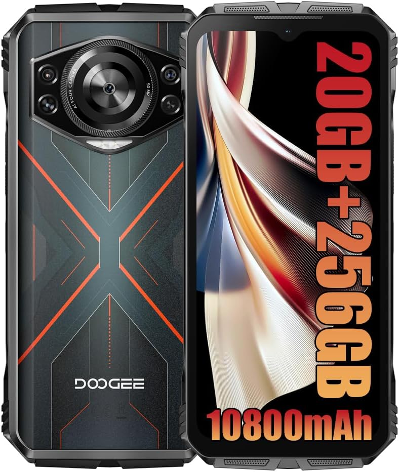 Захищений смартфон DOOGEE S Cyber ​​Red 8/256Gb NFC АКБ 10800mAh