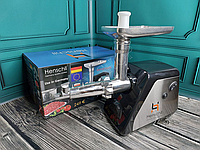 Электромясорубка соковыжималка для томатов Henschll 2500W Мощная Электрическая мясорубка с насадками для дома.