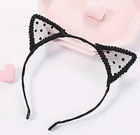 Елегантний обруч з вухами кішки