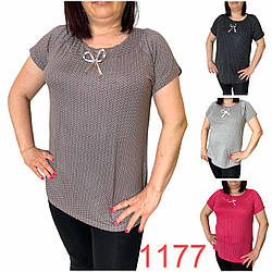 Футболка жіноча напівбатал 1xl — 5xl (50-52-54-56-58)