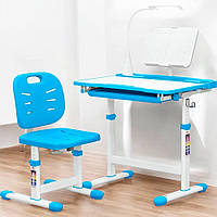 Комплект парта і стілець Evo-Kids Evo-17, лампа і підставка,