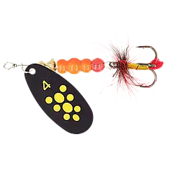 Блешня ZEOX Dominator №4 9г 011 Black/Yellow Dot