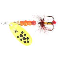 Блешня ZEOX Dominator №4 9г 012 Fluo/Black Dot