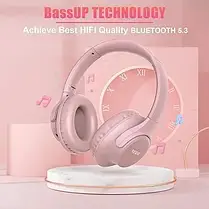 KVIDIO бездротові Bluetooth навушники Hi-Fi з глибокими басами, фото 4