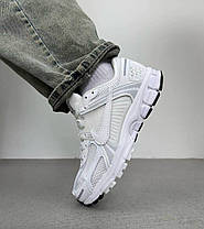 Кросівки унісекс Nike Zoom Vomero 5 White Взуття чоловіче та жіноче Найк Зум Вомеро 5 білі шкіра текстиль демісезон, фото 3