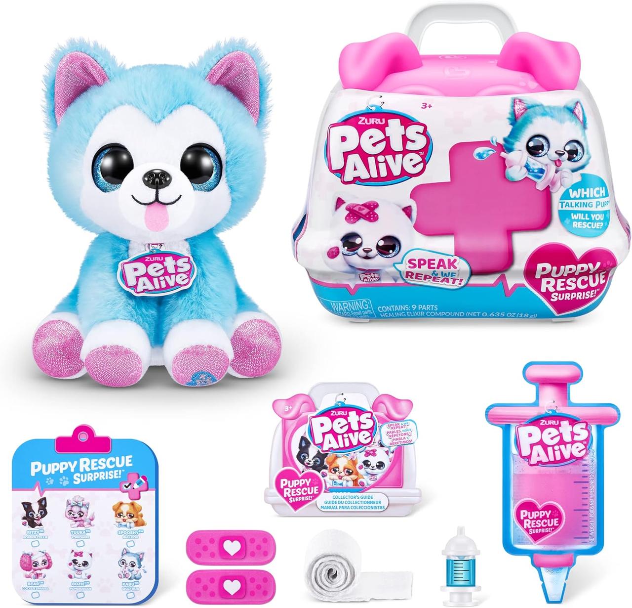 Інтерактивний набір лікар-цуценя Pets Alive Pet Shop Surprise S3 Puppy Wole Dog Лікар Собака Вовк