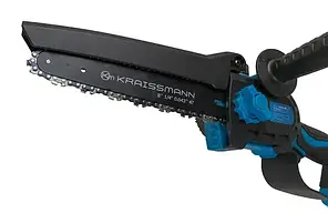 Акумуляторна ланцюгова пила Kraissmann 2033 AKS-BL 20/2 кейс, фото 4