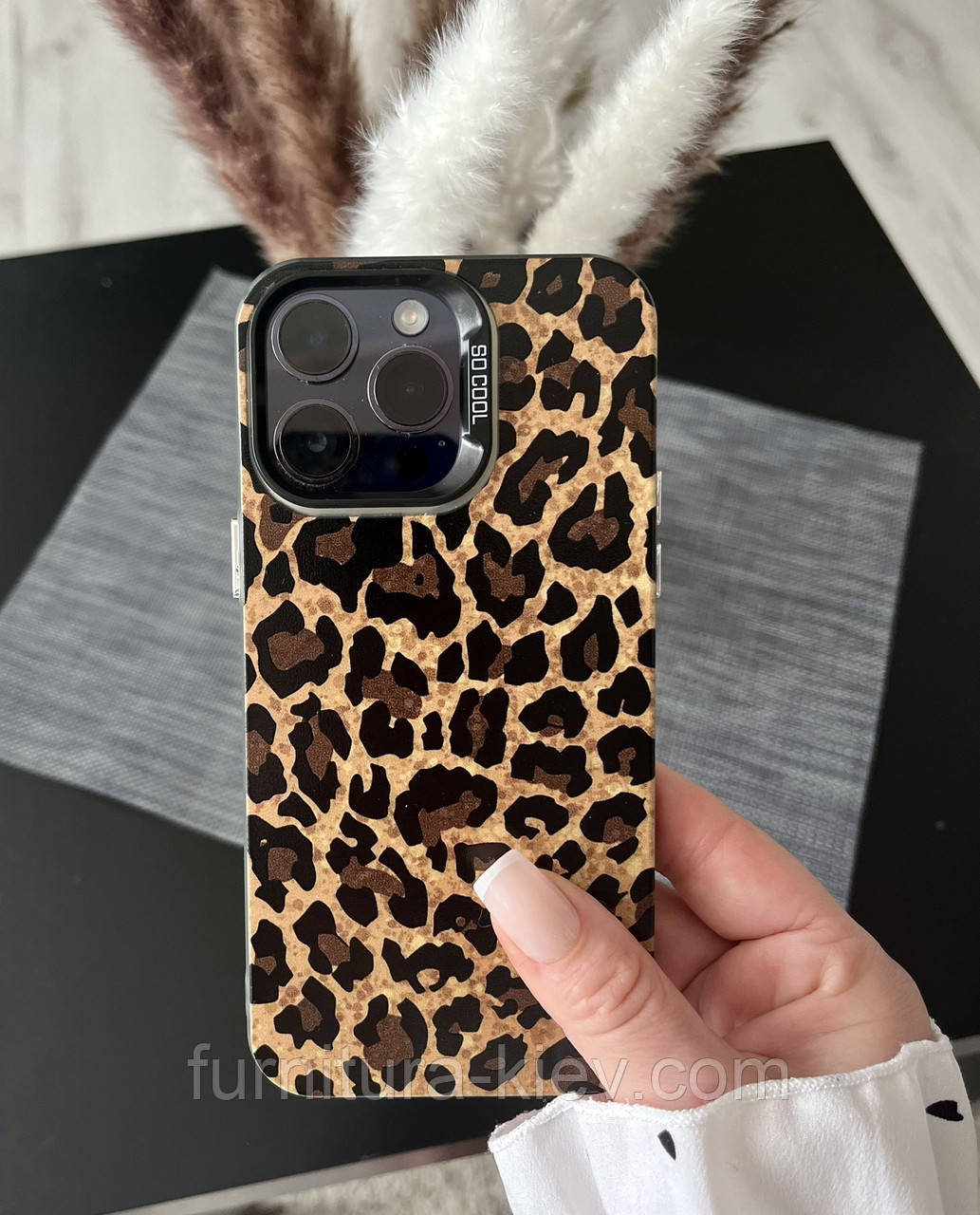 Новий Модний чехол для телефону з леопардовым принтом для iPhone 15 pro