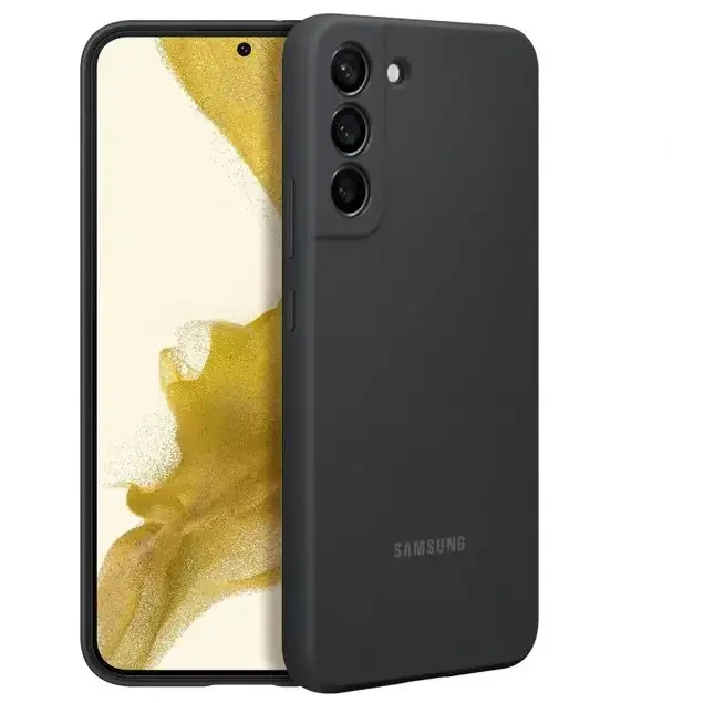 Чохол-бампер Silicone cover з мікрофіброю для Samsung Galaxy S21 FE (SM-G990U), фото 1