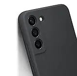 Чохол-бампер Silicone cover з мікрофіброю для Samsung Galaxy S21 FE (SM-G990U), фото 2