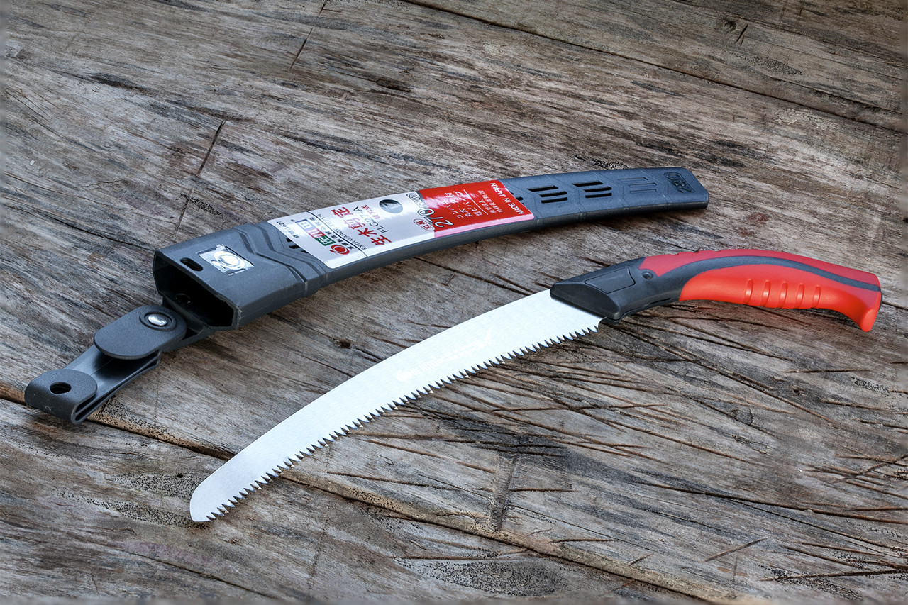 Пила садова ручна вигнута Sagawata, лезо 270 мм, 9 TPI, з чохлом із японської сталі, фото 1