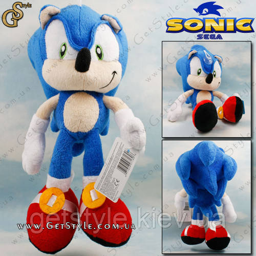 Плюшева іграшка Сонік — "Plush Sonic" — 27 см