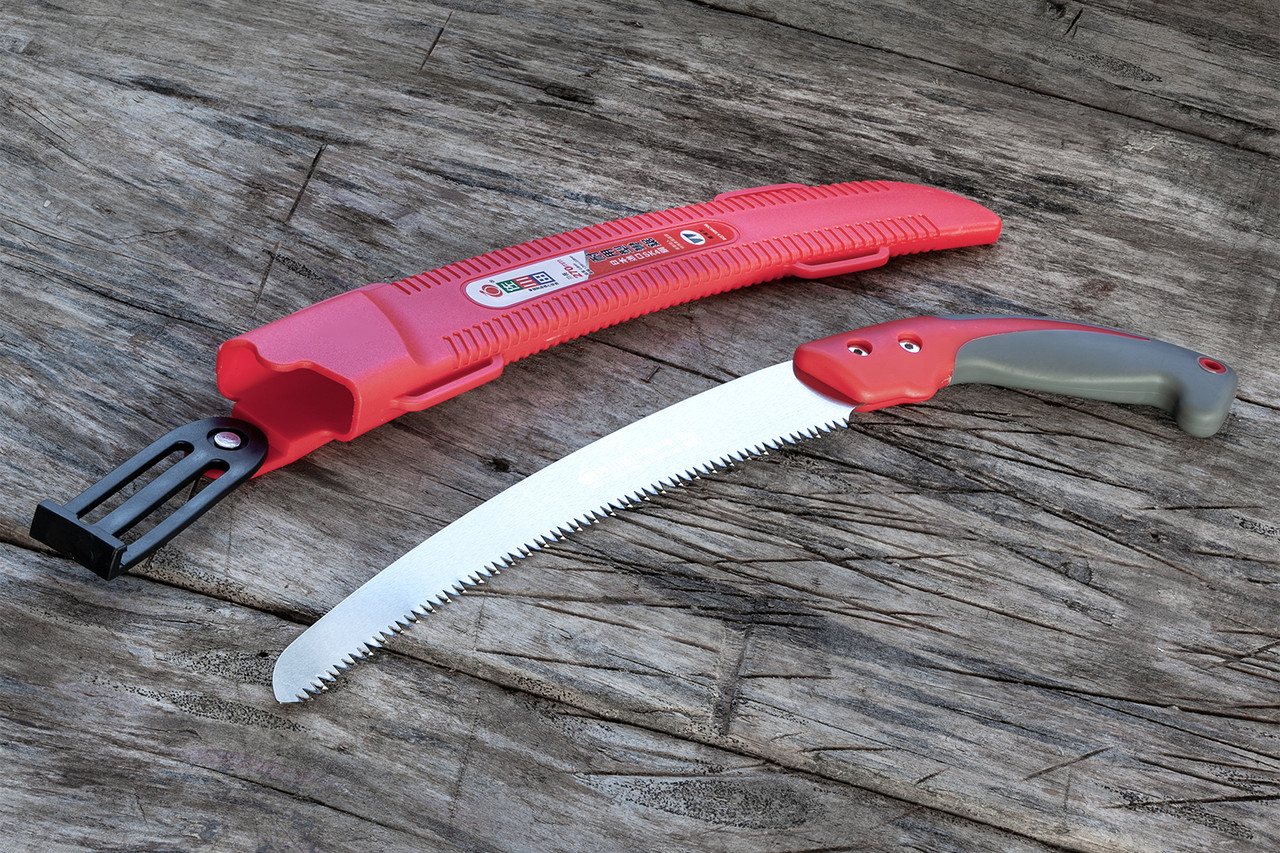 Пила садова ручна вигнута Sagawata, лезо 270 мм, 8 TPI, з чохлом із легованої японської сталі, фото 1