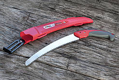 Пила садова ручна вигнута Sagawata, лезо 270 мм, 8 TPI, з чохлом із легованої японської сталі