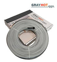 Нагрівальний кабель GrayHot 15. 92 Вт (6 м/п), тепла підлога електрична під плитку, в цементну стяжку