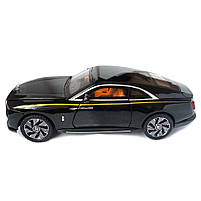 Машинка металева дитяча Rolls-Royce Spectre Ролс Ройс чорний Автоексперт 1:24 світло інерція відкр двері баг капот 21*5,5*8,5см, фото 3