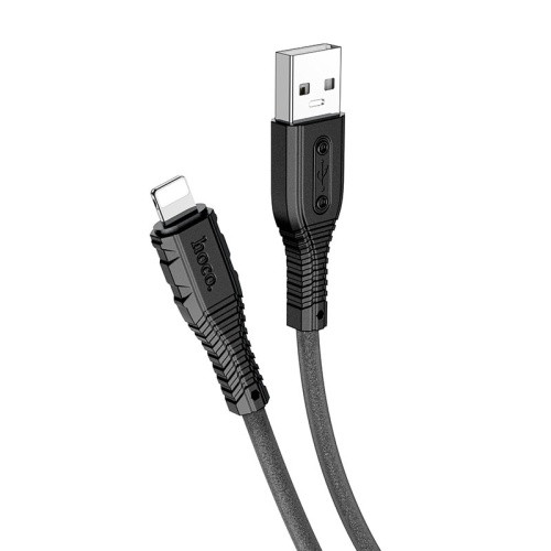 Кабель Hoco X67 USB - Lightning 2.4A/1m (Чорний)