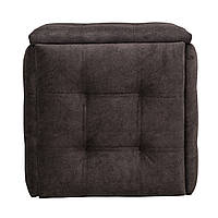 Пуф 5в1 трансформер, коричневий, розкладається на 5 стільців, велюр преміум, металевий каркас, навантаження до 130 кг