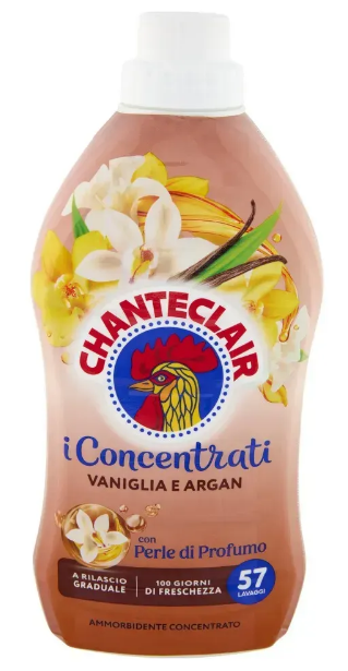 Концентрований кондиціонер для одягу ChanteClair VAGNIGLIA E ARGAN 1140мл 57 прань 8015194530419