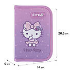 Пенал без наповнення Kite Hello Kitty HK25-621, 1 відділення, 1 відворот, фото 2