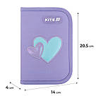 Пенал Kite 1 від., 2 відв., без наповнення 622 Awesome, фото 2