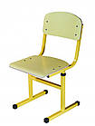 Стілець учнівський Т-подібний із регулюванням висоти HPL, № 3-6, фото 3