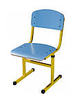 Стілець учнівський Т-подібний із регулюванням висоти HPL, № 3-6, фото 5