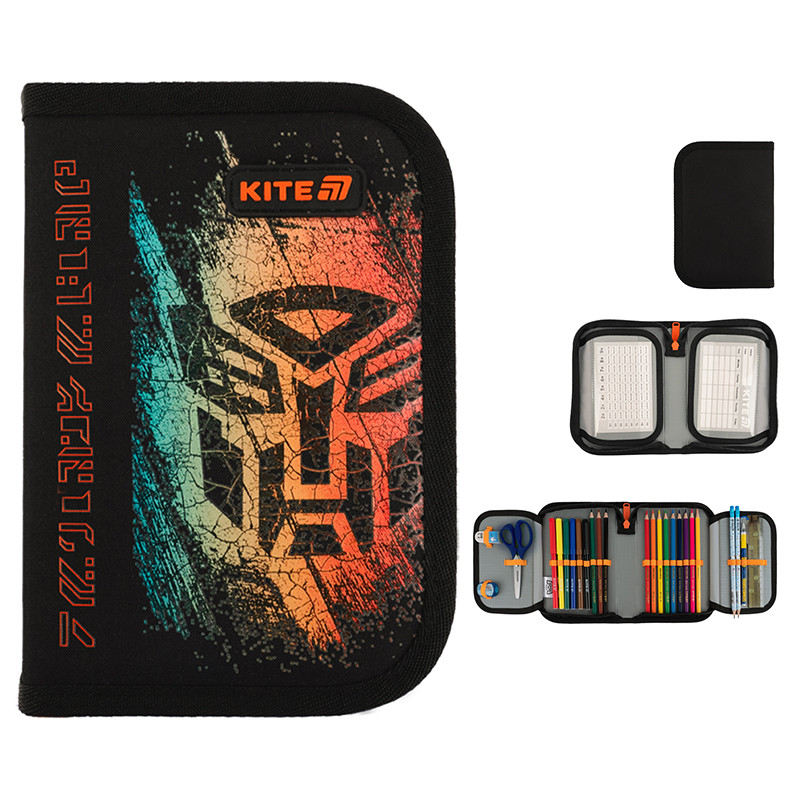 Пенал з наповненням Kite Transformers Generations TF25-622H, 1 відділення, 2 відвороти