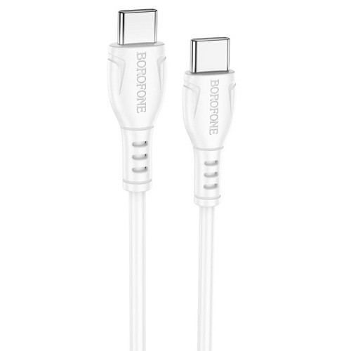Кабель Borofone BX51 Triumph Type-C - Type-C 60W/1m (Білий)