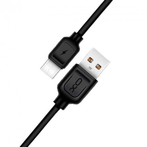 Кабель XO NB36 USB - MicroUSB 2.1A/1m (Чорний)