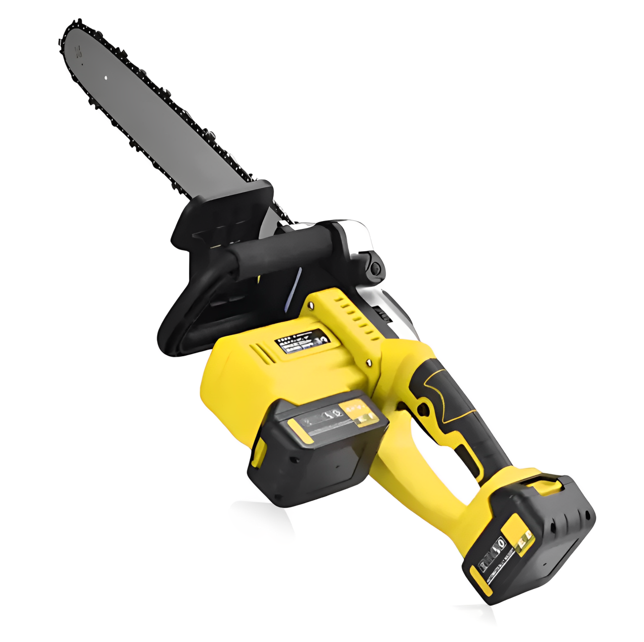 Аккумуляторная цепная пила Желтая 2 аккумулятора 18В 16 Electric SAW Электропила на аккумуляторе
