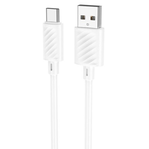 Кабель Hoco X88 Gratifield USB - Type-C 3A/1m (Білий)