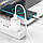 Кабель Hoco X88 Gratifield USB - Lightning 2.4A/1m (Білий), фото 3