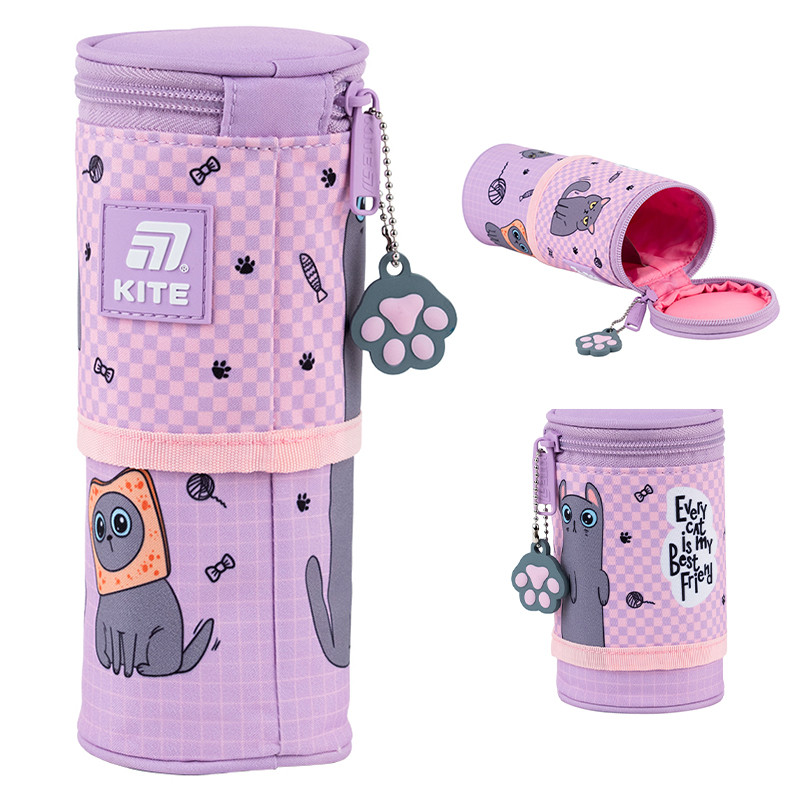 Пенал Kite Lazy Cats K25-684-3, фото 1