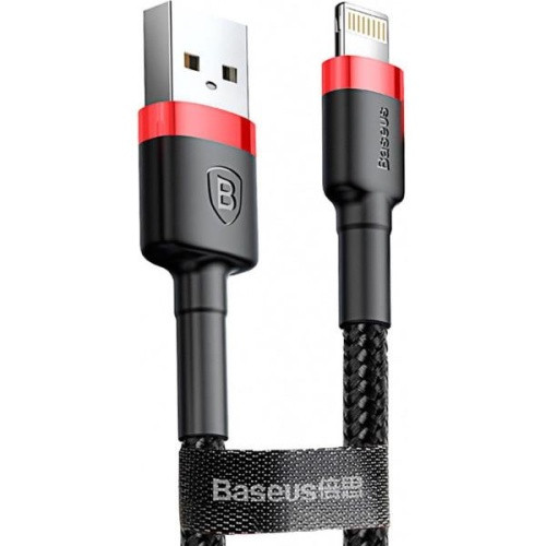 Кабель Baseus Cafule USB - Lightning 1.5A/2m (CALKLF-C19) (Black-Red)