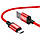 Кабель Hoco X89 Wind USB - MicroUSB 2.4A/1m (Червоний), фото 3