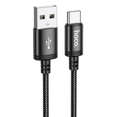 Кабель Hoco X89 Wind USB - Type-C 3A/1m (Чорний)