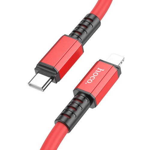 Кабель Hoco X85 Strength (PD) Type-C - Lightning 20W 3A/1m (Червоний)