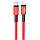 Кабель Hoco X85 Strength (PD) Type-C - Lightning 20W 3A/1m (Червоний), фото 4