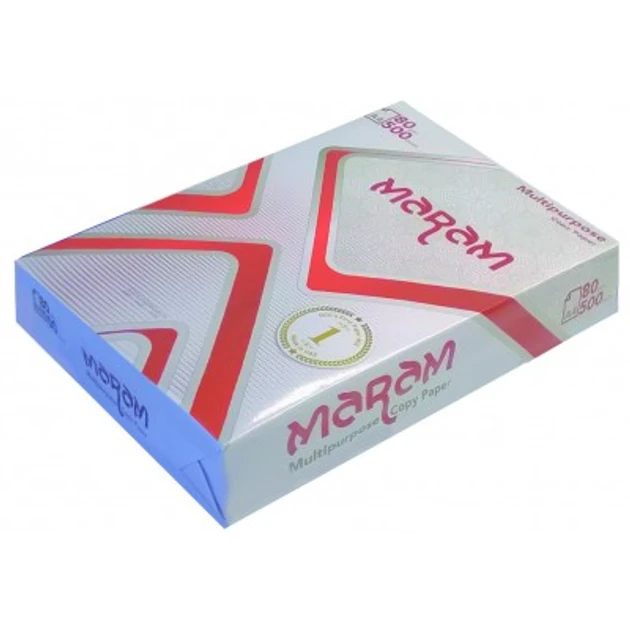 Папір офісний А4 80 грам/м2, 500 аркушів, Maram  701575924325