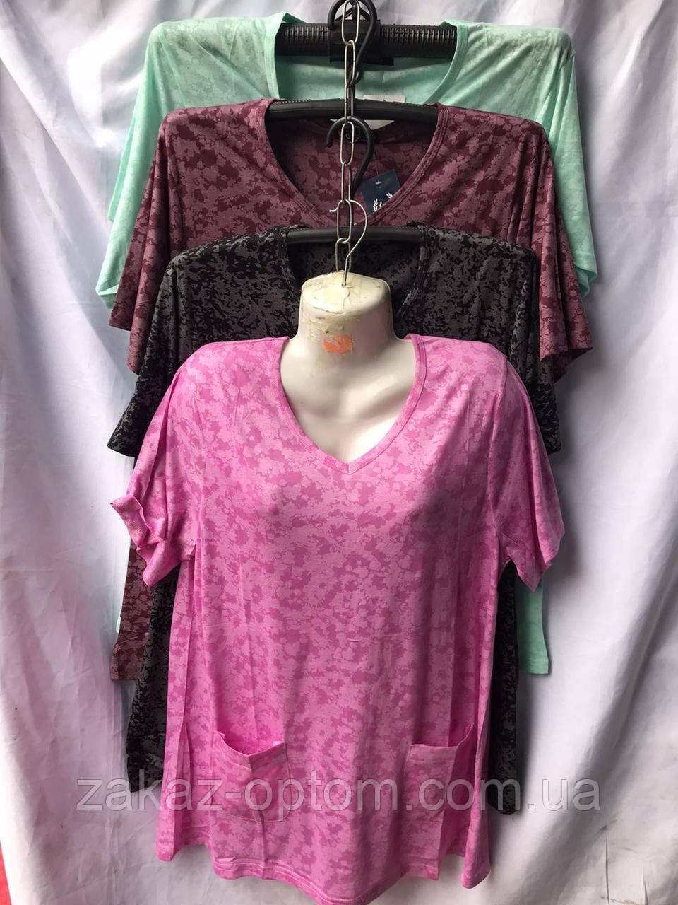 Футболка жіноча норма гуртом (2XL-6XL) В'єтнам А101-133586