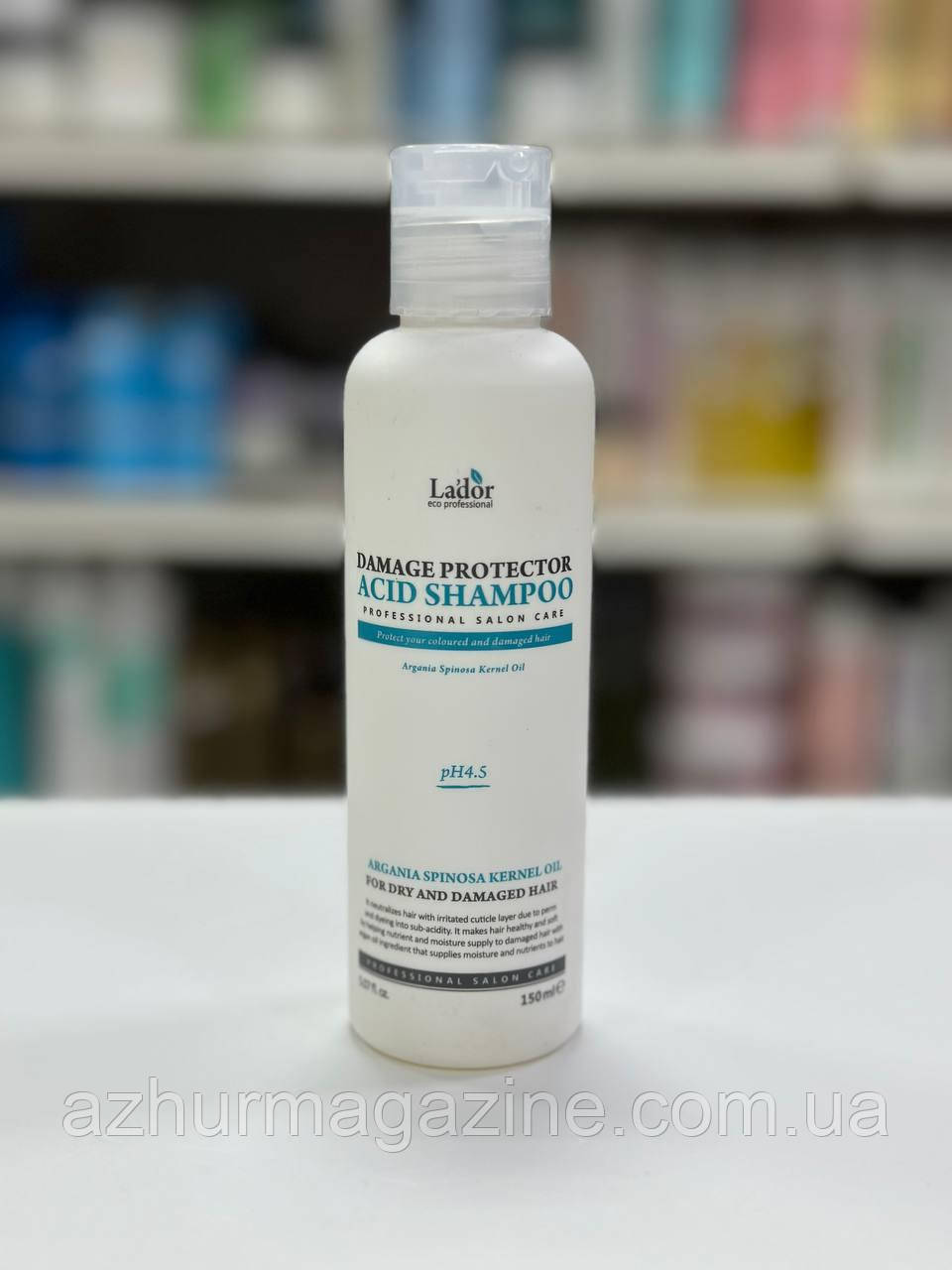 Шампунь для пошкодженого волосся La'dor Damage Protector Acid Shampoo 150мл